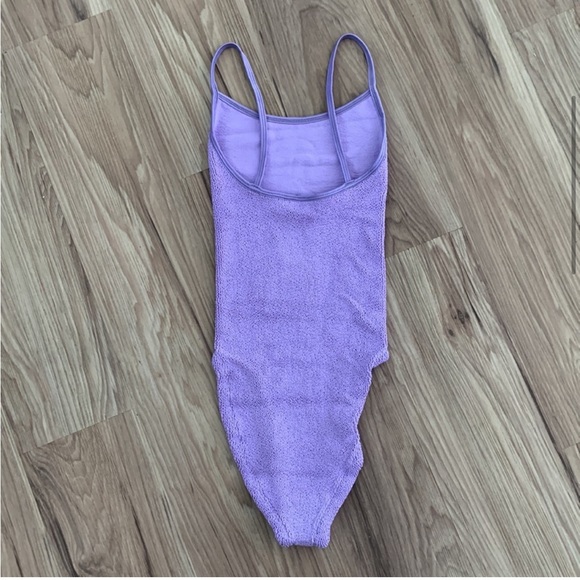 SALE NWT Hunza G Pamela one piece in lilac - Picture 7 of 9